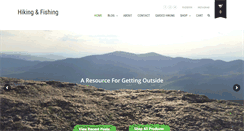 Desktop Screenshot of hikingandfishing.com